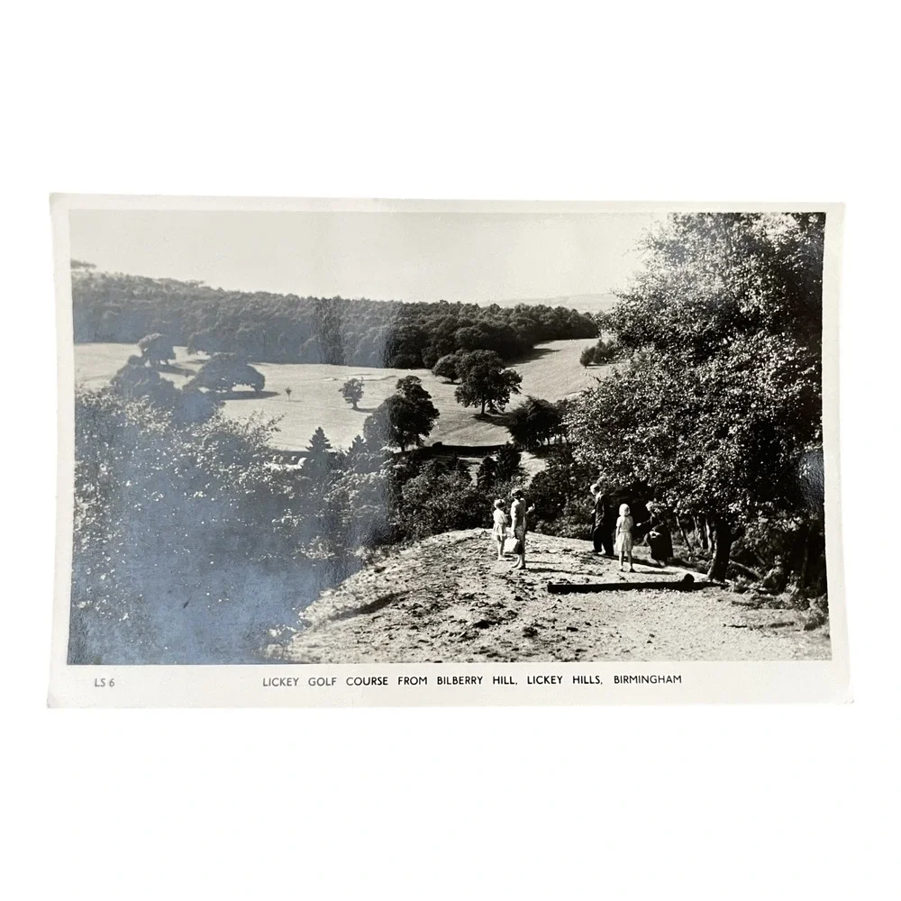 Vintage Lickey Golf Course Bilberry Hill Birmingham England Postcard Mason's